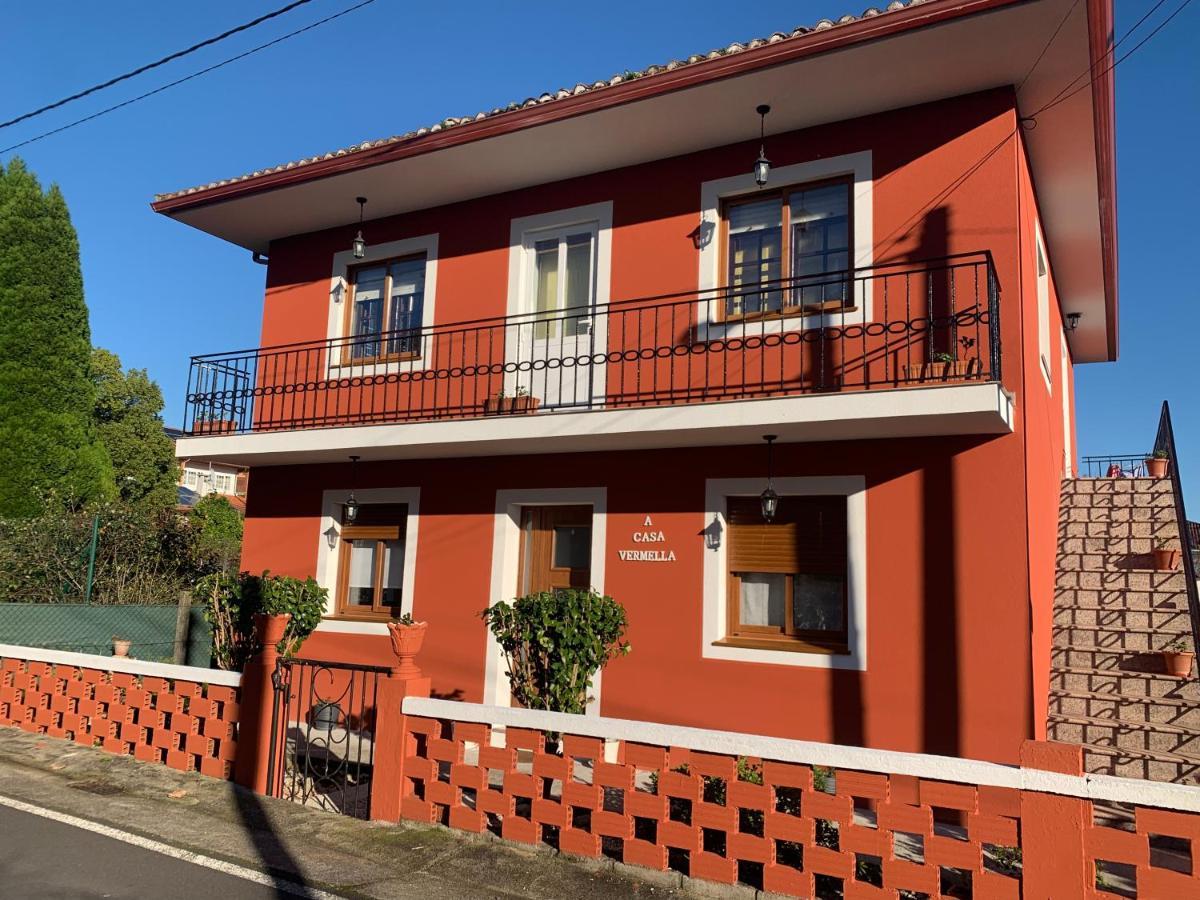 Apartamento A Casa Vermella con jardín a 10 minutos de Santiago de Compostela Ortono Exterior foto